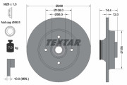 92168700 Brzdový kotouč TEXTAR