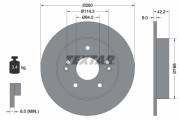 92172003 Brzdový kotouč Shoe Kit Pro TEXTAR