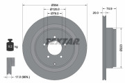 92175505 Brzdový kotouč PRO+ TEXTAR
