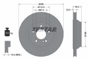 92176305 Brzdový kotouč PRO+ TEXTAR