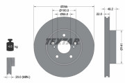 92179503 Brzdový kotouč Shoe Kit Pro TEXTAR