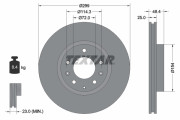 92180703 Brzdový kotouč Shoe Kit Pro TEXTAR