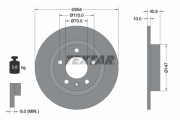 92186403 Brzdový kotouč Shoe Kit Pro TEXTAR