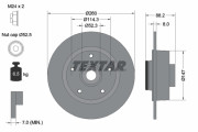 92195903 Brzdový kotouč Shoe Kit Pro TEXTAR