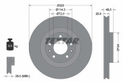 92203403 Brzdový kotouč Shoe Kit Pro TEXTAR