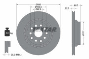 92224403 Brzdový kotouč Shoe Kit Pro TEXTAR