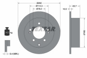 92226003 Brzdový kotouč Shoe Kit Pro TEXTAR
