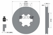 92228400 Brzdový kotouč TEXTAR