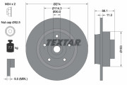 92232603 Brzdový kotouč Shoe Kit Pro TEXTAR