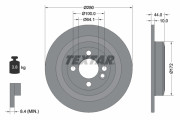 92234003 Brzdový kotouč Shoe Kit Pro TEXTAR
