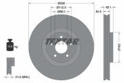 92238203 Brzdový kotouč Shoe Kit Pro TEXTAR