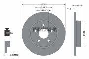 92239003 Brzdový kotouč Shoe Kit Pro TEXTAR