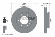92253403 Brzdový kotouč Shoe Kit Pro TEXTAR
