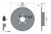 92254903 Brzdový kotouč Shoe Kit Pro TEXTAR