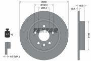 92255603 Brzdový kotouč Shoe Kit Pro TEXTAR