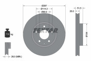92257403 Brzdový kotouč Shoe Kit Pro TEXTAR