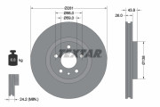 92261403 Brzdový kotouč Shoe Kit Pro TEXTAR