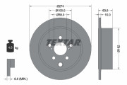 92262003 Brzdový kotouč Shoe Kit Pro TEXTAR