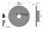 92270703 Brzdový kotouč Shoe Kit Pro TEXTAR