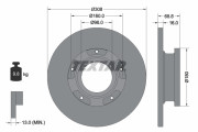 92273903 Brzdový kotouč Shoe Kit Pro TEXTAR