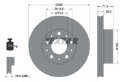 92275003 Brzdový kotouč Shoe Kit Pro TEXTAR