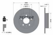 92277303 Brzdový kotouč Shoe Kit Pro TEXTAR