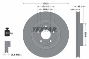 92281803 Brzdový kotouč Shoe Kit Pro TEXTAR