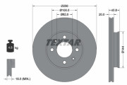 92295403 Brzdový kotouč Shoe Kit Pro TEXTAR