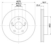 92299503 Brzdový kotouč Shoe Kit Pro TEXTAR