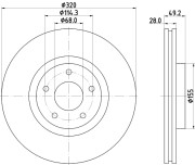 92321603 Brzdový kotouč Shoe Kit Pro TEXTAR