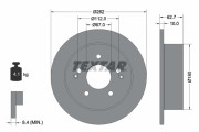 92322203 TEXTAR brzdový kotúč 92322203 TEXTAR