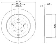 92329903 Brzdový kotouč Shoe Kit Pro TEXTAR