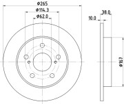 92335703 Brzdový kotouč Shoe Kit Pro TEXTAR