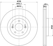 92338303 Brzdový kotouč Shoe Kit Pro TEXTAR