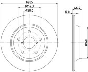 92338403 Brzdový kotouč Shoe Kit Pro TEXTAR