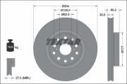 92348103 TEXTAR brzdový kotúč 92348103 TEXTAR