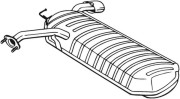 169-039 Zadní tlumič výfuku BOSAL