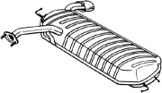 165-069 Zadní tlumič výfuku BOSAL