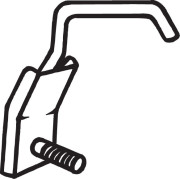 251-017 Držák, výfukový systém BOSAL