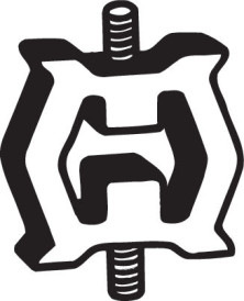 255-125 Gumový popruh, výfukový systém BOSAL