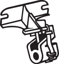 255-191 Gumový popruh, výfukový systém BOSAL