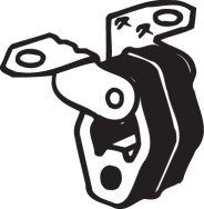 255-482 Gumový popruh, výfukový systém BOSAL