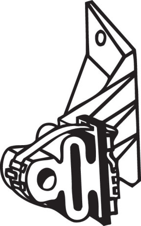 255-550 Gumový popruh, výfukový systém BOSAL