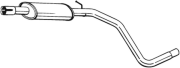 279-405 Střední tlumič výfuku BOSAL