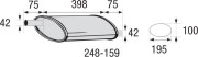 248-159 Stredni tlumic vyfuku - univerzalni BOSAL