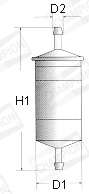 L230/606 CHAMPION palivový filter L230/606 CHAMPION