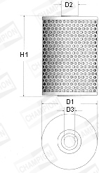 X103/606 Olejový filtr CHAMPION