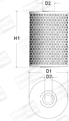 X104/606 CHAMPION olejový filter X104/606 CHAMPION