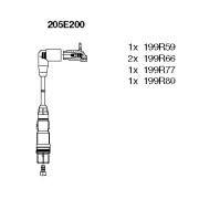 205E200 BREMI sada zapaľovacích káblov 205E200 BREMI