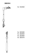 300/914 Sada kabelů pro zapalování BREMI